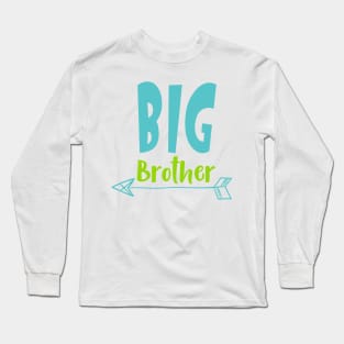 Big Brother, Older Brother, Arrow, Sibling, Family Long Sleeve T-Shirt